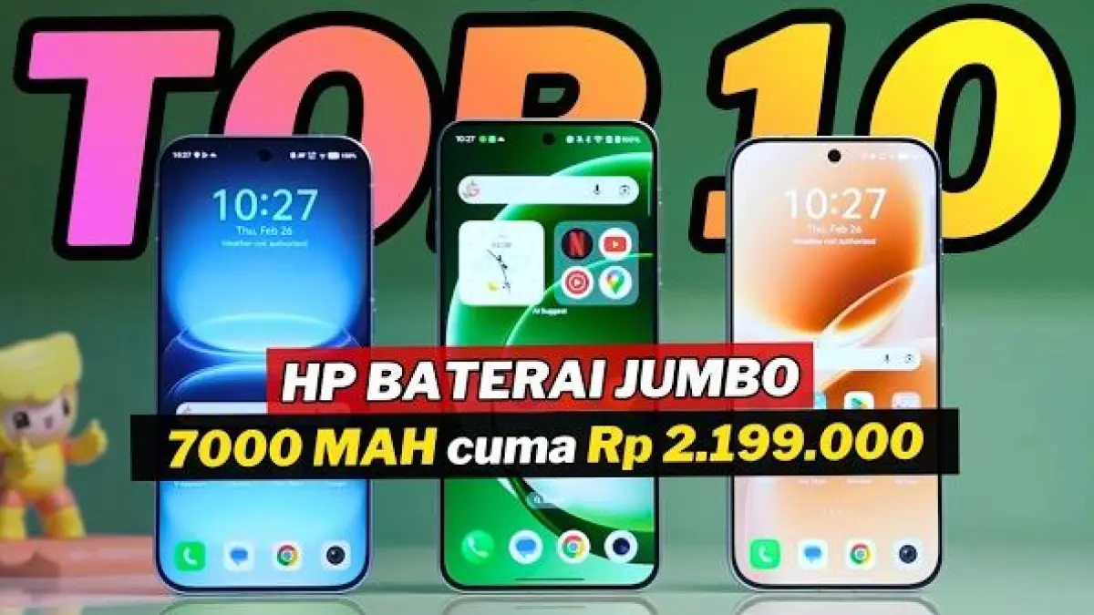 Rekomendasi baterai HP terbaik 2026. (ISTIMEWA)