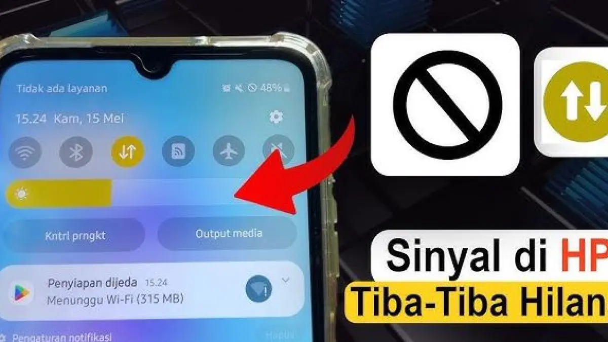 Sinyal HP Tiba-tiba Hilang. (ILUSTRASi YouTube Habibi Edukasi Teknologi)