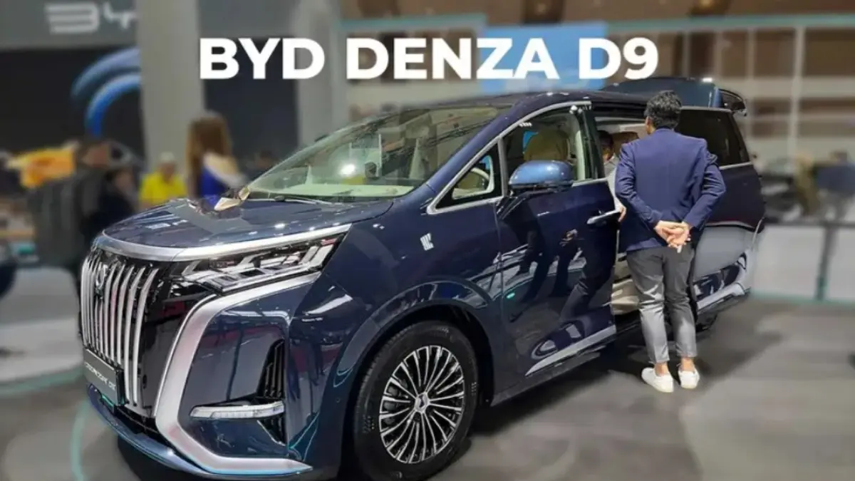 Denza D9 bermain di segmen yang mirip, tetapi dengan pendekatan lebih mewah.