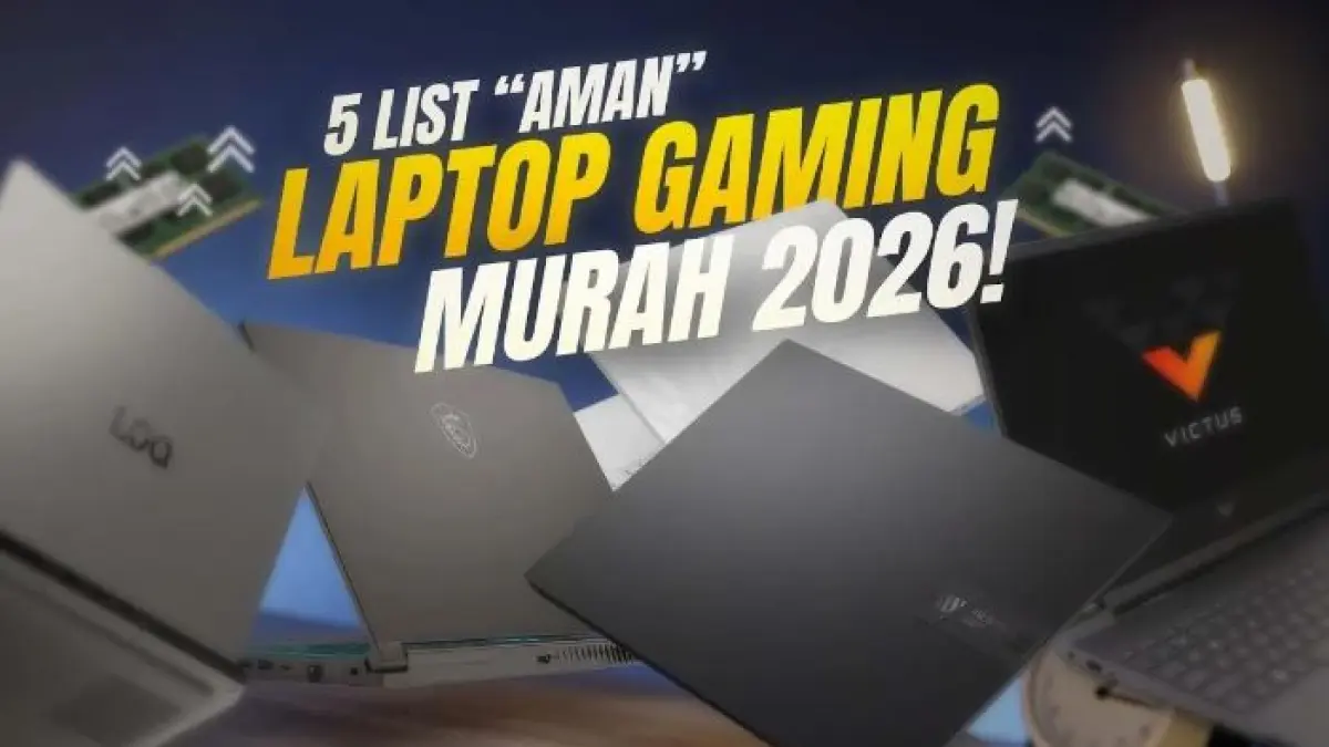 ILUSTRASI Laptop Gaming Murah 2026. (YouTube PemmzChannel)  