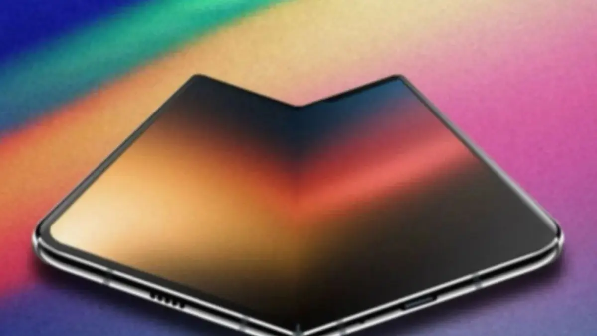 Ilustrasi smartphone layar lipat. (ANTARA)