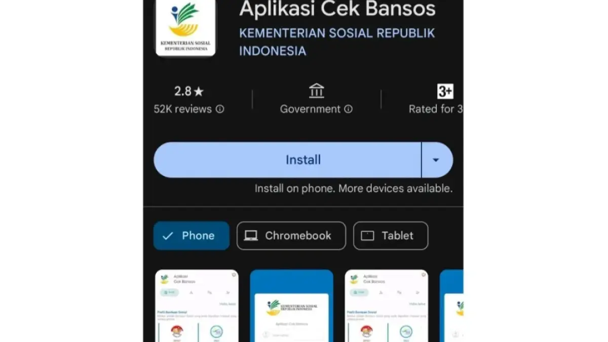 Ini aplikasi Bansos PKH dan BPNT resmi, cair April 2026 lebih cepat. 
