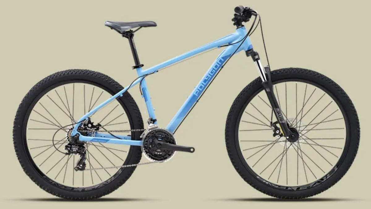 Polygon Cascade 3 mengusung frame aluminium ringan dengan desain XC yang nyaman untuk berbagai kondisi jalan. (Polygon bikes)
