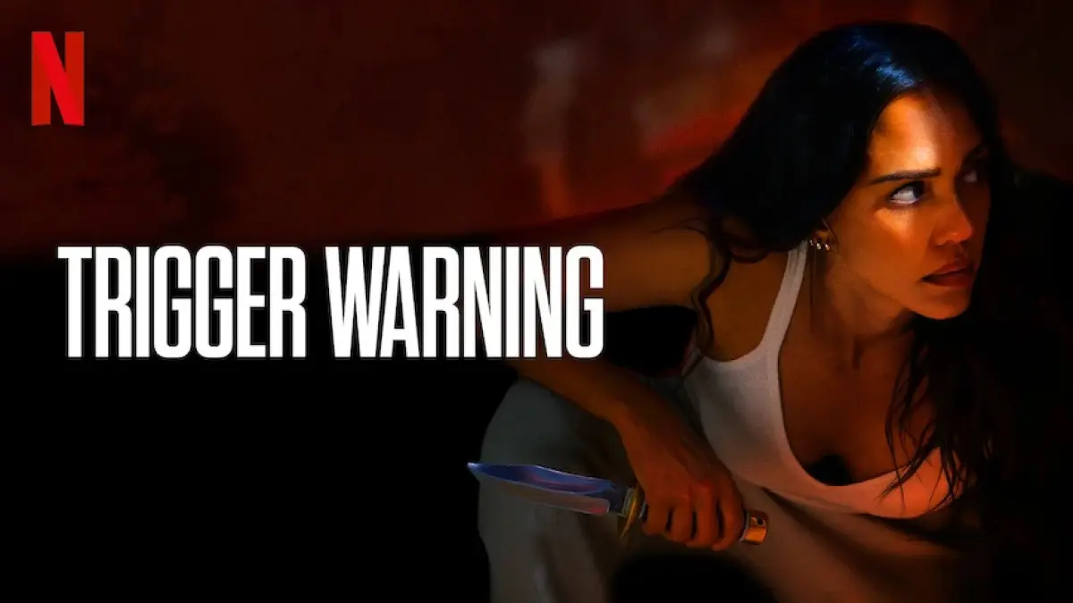 Poster film Trigger Warning karya Mouly Surya (Netlix)