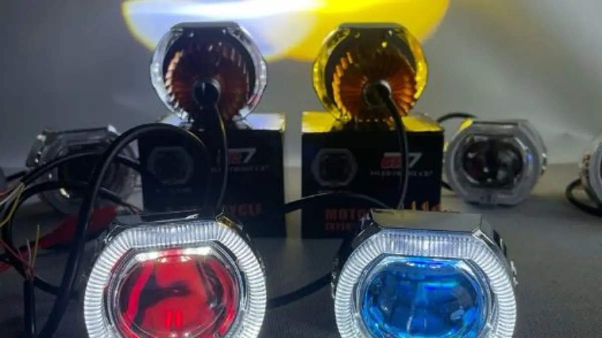 Rekomendasi Lampu Bi-LED Murah untuk Motor. (ILUSTRASI/ISTIMEWA)