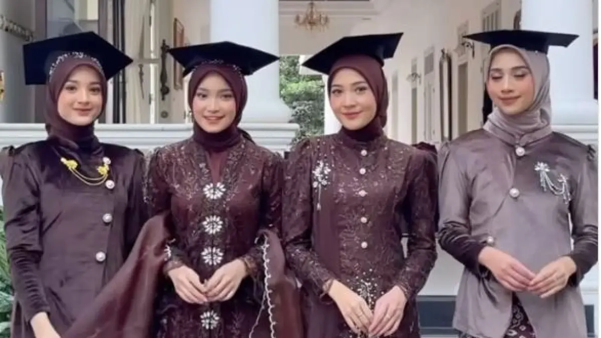 10 OOTD Kebaya Wisuda Hijab Modern. (ISTIMEWA)