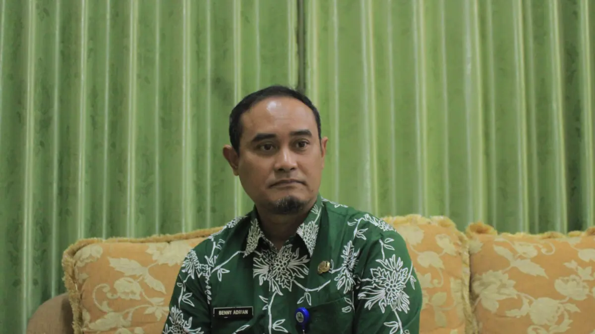 Benny Andrian ditunjuk sebagai Plh Sekwan Magetan menggantikan pejabat definitif yang mengundurkan diri karena sakit. DOK RADAR MADIUM