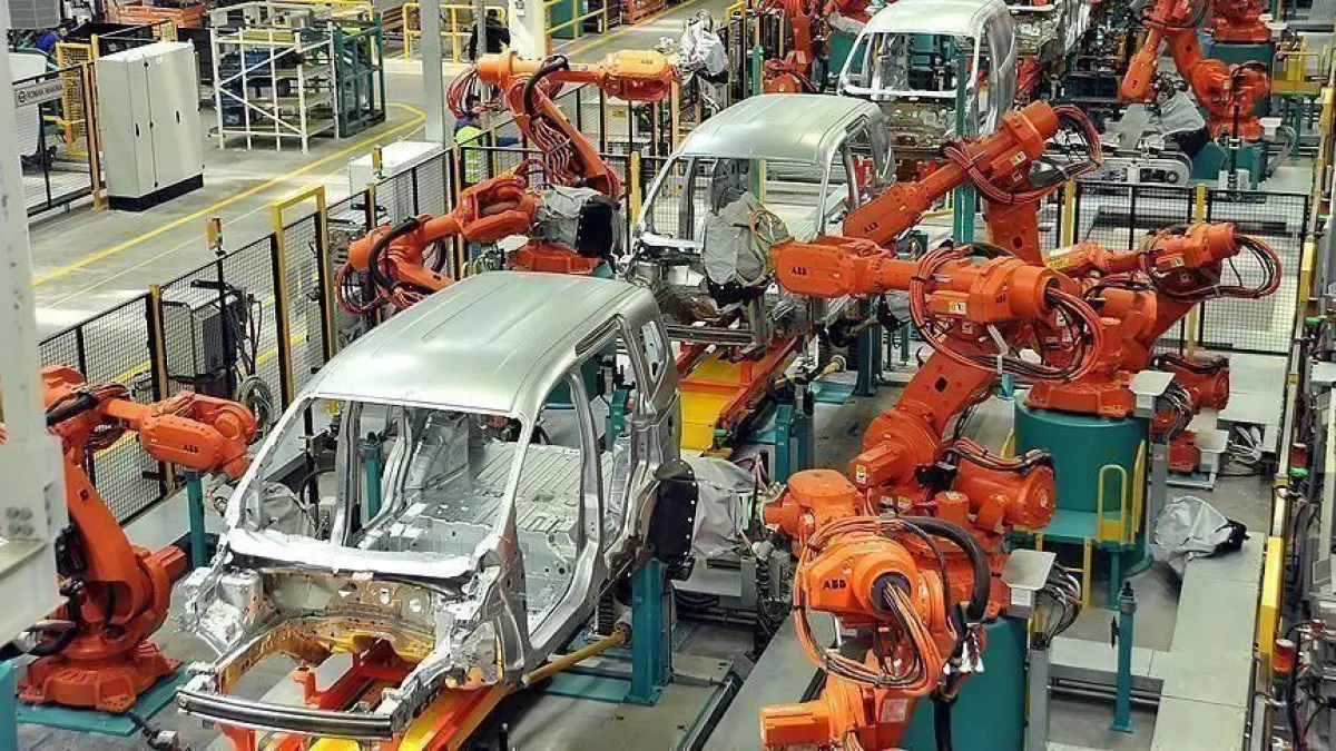 Ilustrasi industri otomotif. (ANADOLU)