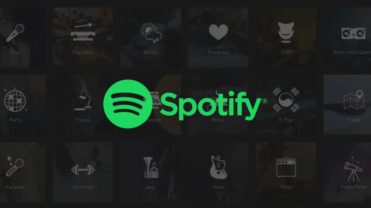 Ilustrasi upload lagu ke Spotify.