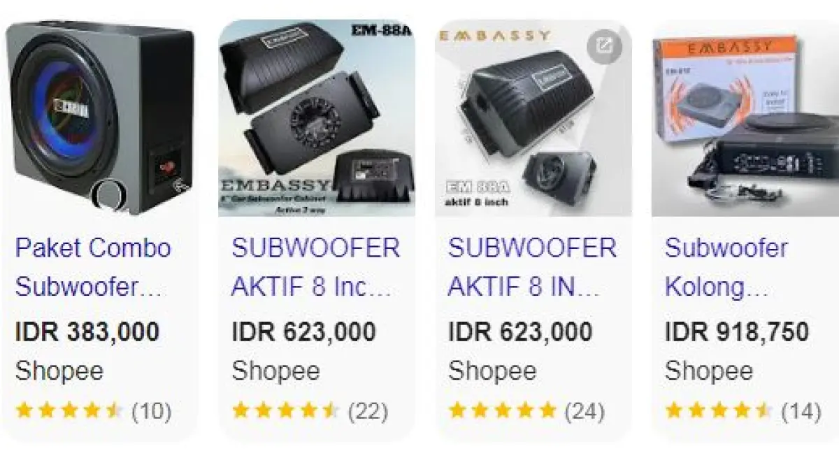 Subwoofer Kolong Terjangkau. (ILUSTRASI/ISTIMEWA)