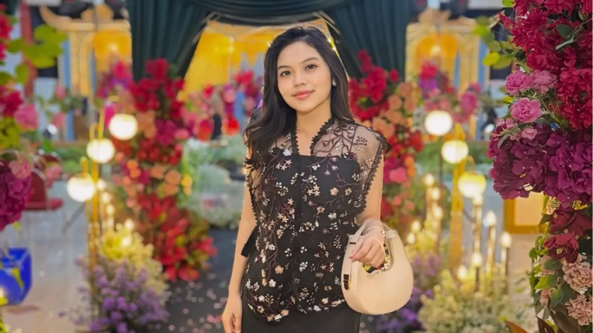 Fradilla Febriana, content creator asal Madiun yang sukses berawal dari konten sederhana. FOTO: ISTIMEWA