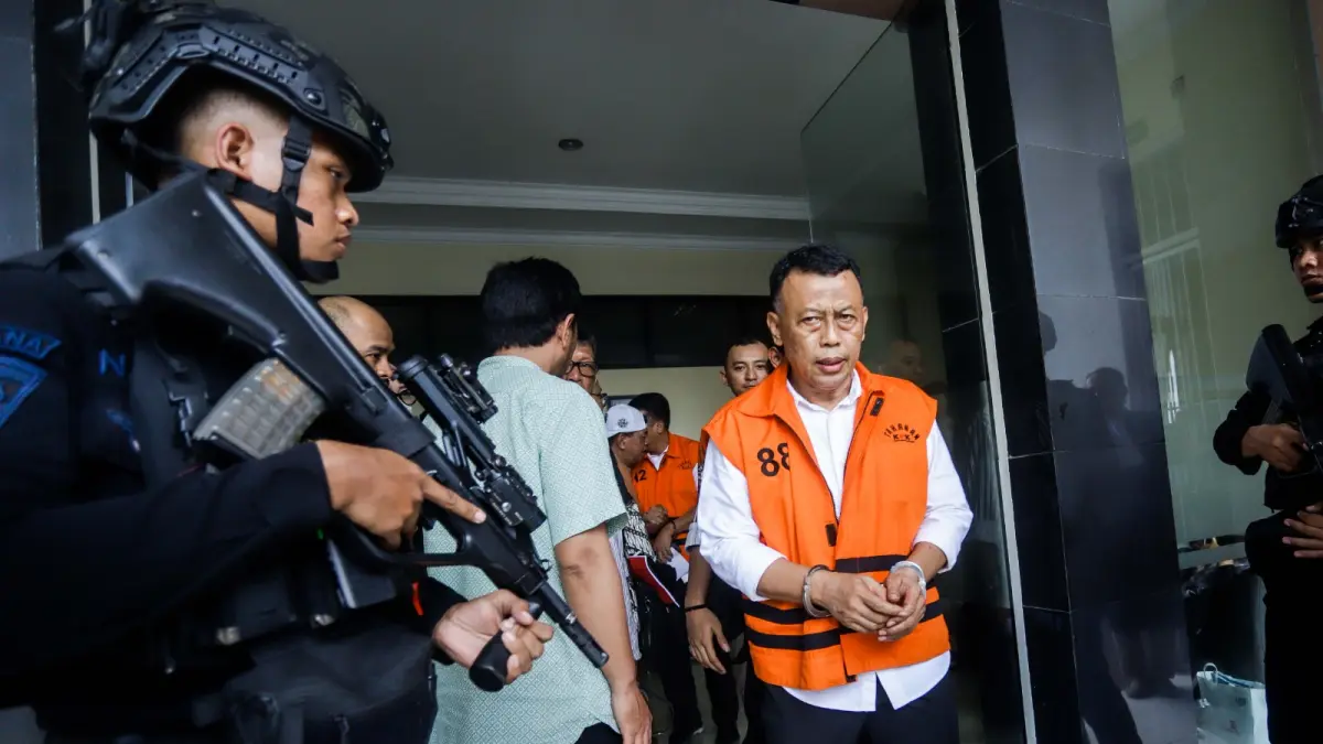 Plt Bupati Ponorogo mengajak masyarakat memberikan dukungan moral dan doa untuk Sugiri Sancoko yang tengah menjalani proses hukum. ALFIAN RIZAL/JAWA POS