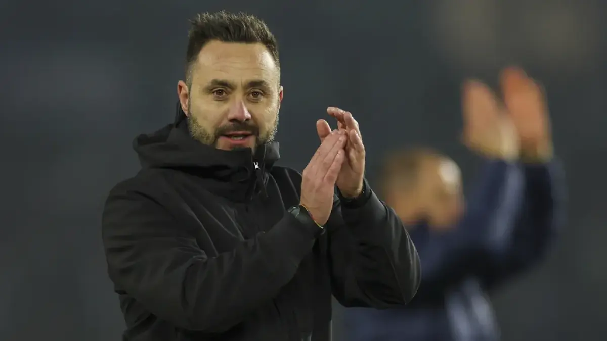 Roberto de Zerbi kini menjadi pelatih Tottenham.
