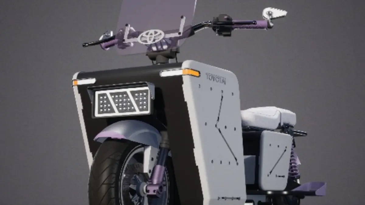 Sepeda motor listrik konsep dari Toyota.