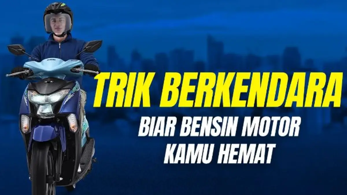 Cara berkendara agar hemat BBM. (ILUSTRASI/YAMAHA)