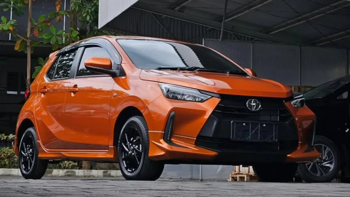 Penampilan modern mobil Toyota Agya Stylix 2025. (INSTAGRAM)