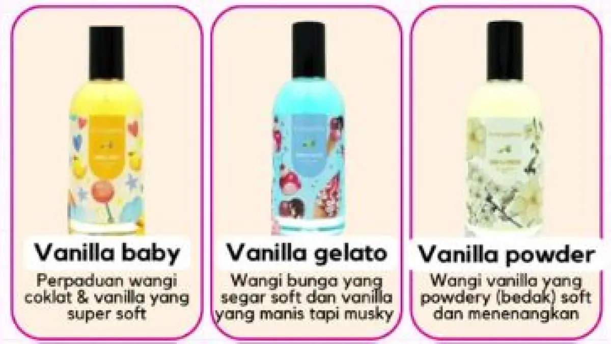 Rekomendasi Parfum Aroma Caramel dan Vanilla. (ILUSTRASI)