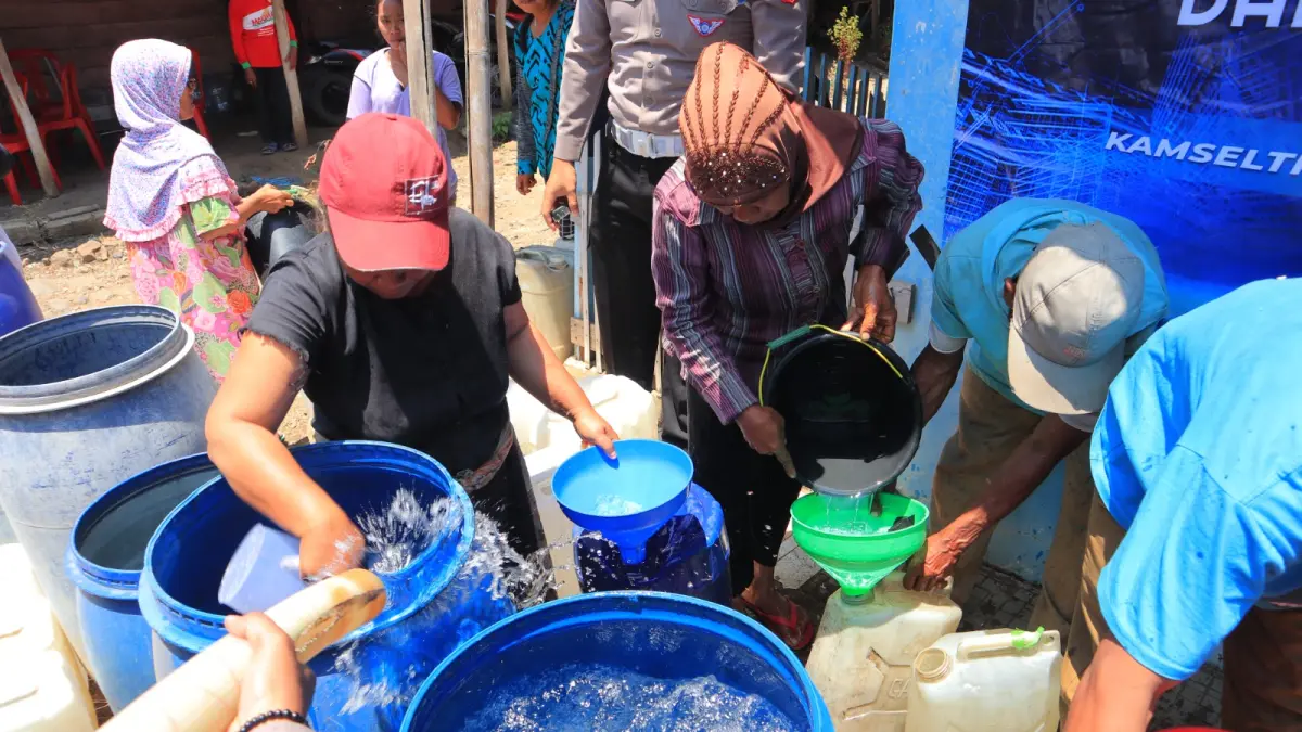 BPBD Ponorogo menyiapkan distribusi air bersih dan sumur bor untuk menghadapi ancaman kekeringan ekstrem yang diprediksi terjadi tahun ini. DOK RADAR PONOROGO