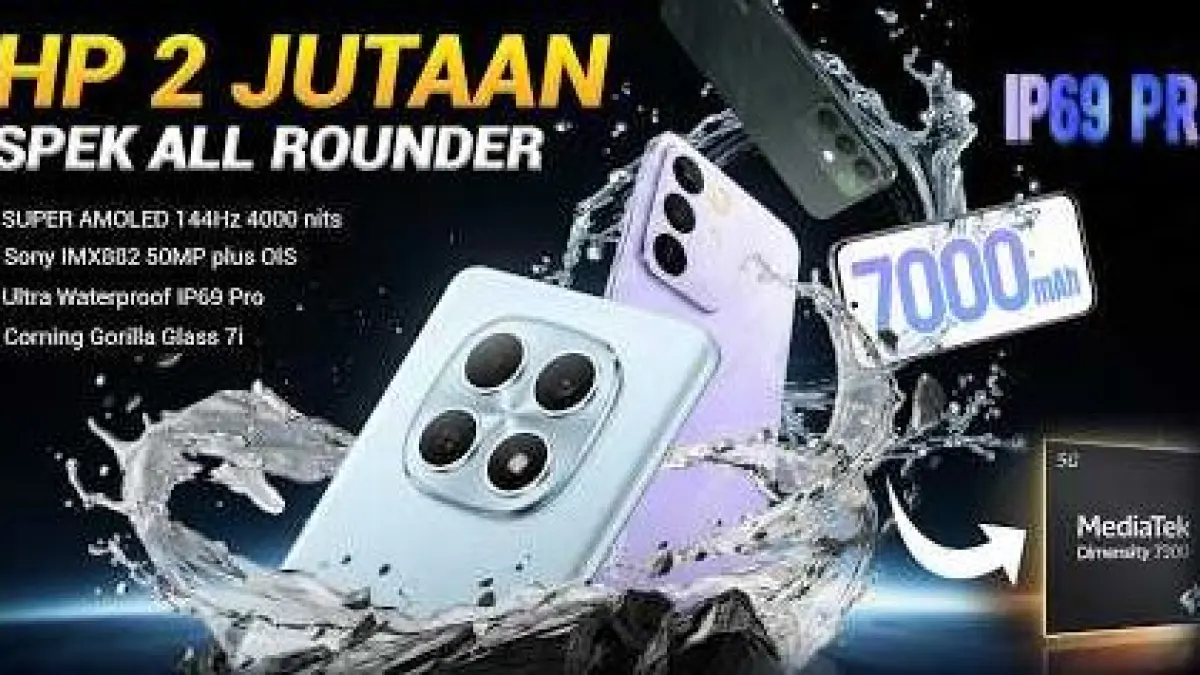 HP Android badak spek dewan harga 2 jutaan 2026. (ILUSTRASI/YOUTUBE)