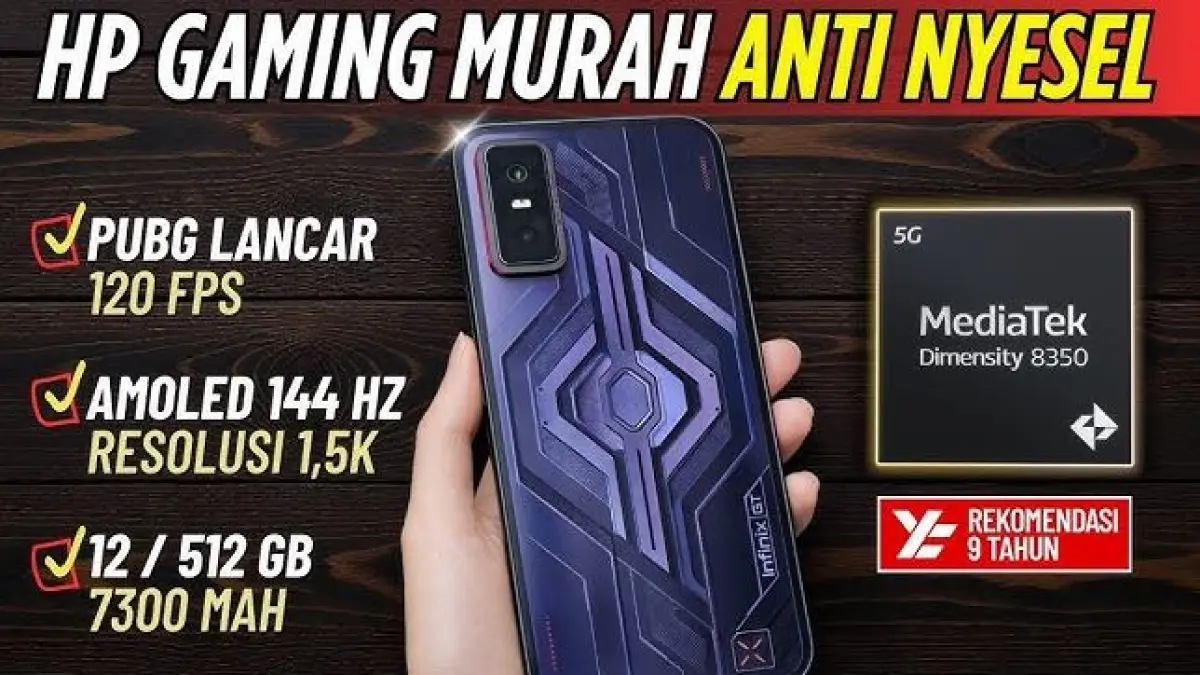 HP gaming mediatelk terbaik 2026. (ILUSTRASI/YOUTUBE YATEKNO)