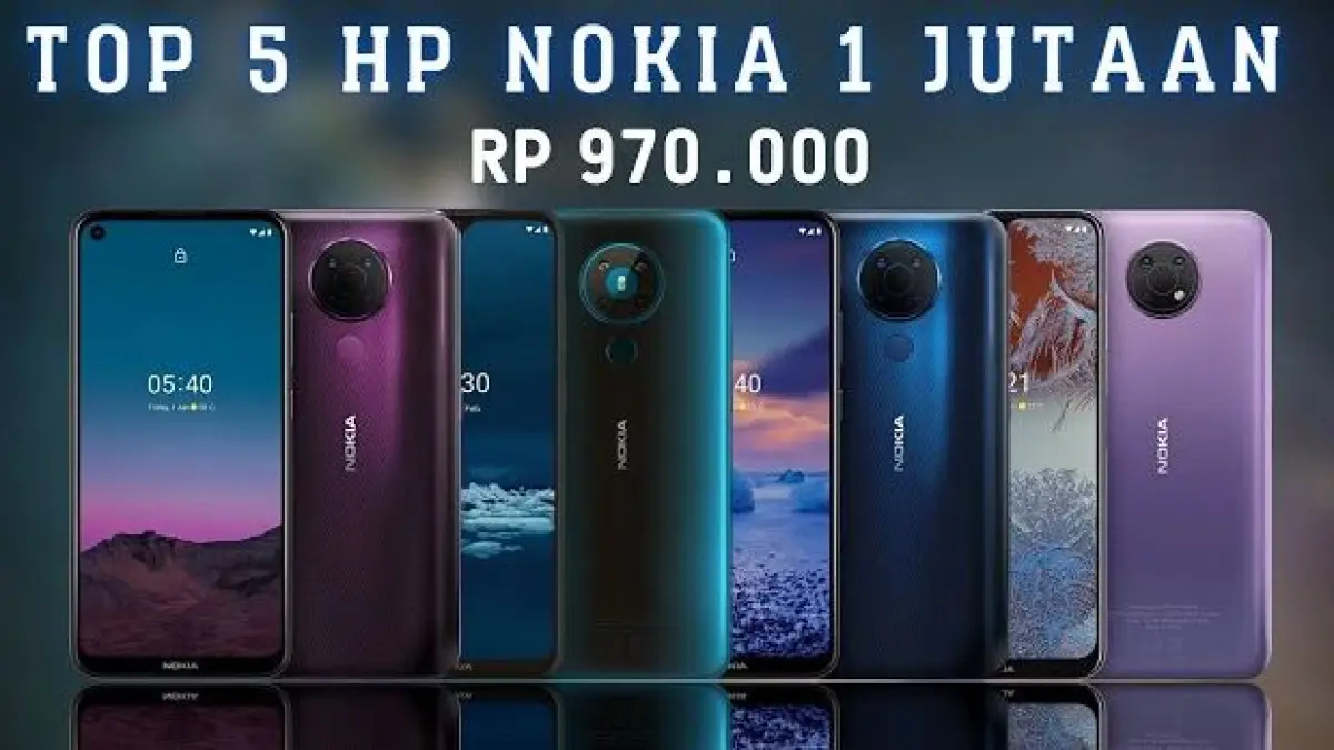 HP Nokia 1 jutaan terbaik 2026. (ILUSTRASI/YOUTUBE)