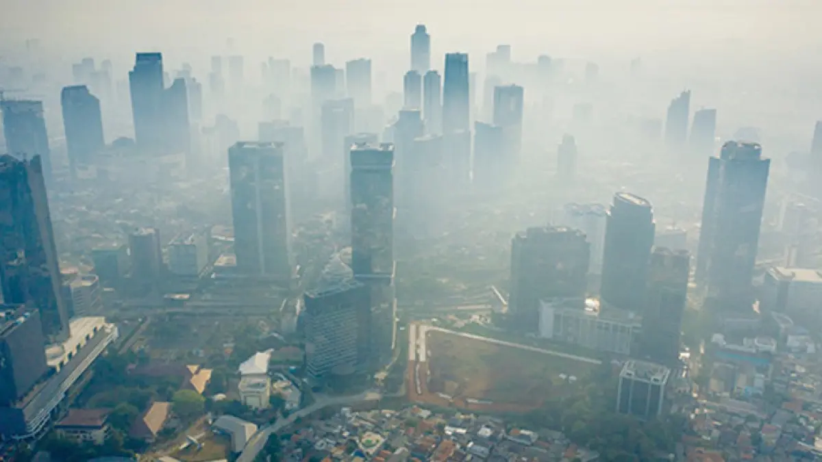 Polusi udara Jakarta. (PEMPROV JAKARTA)