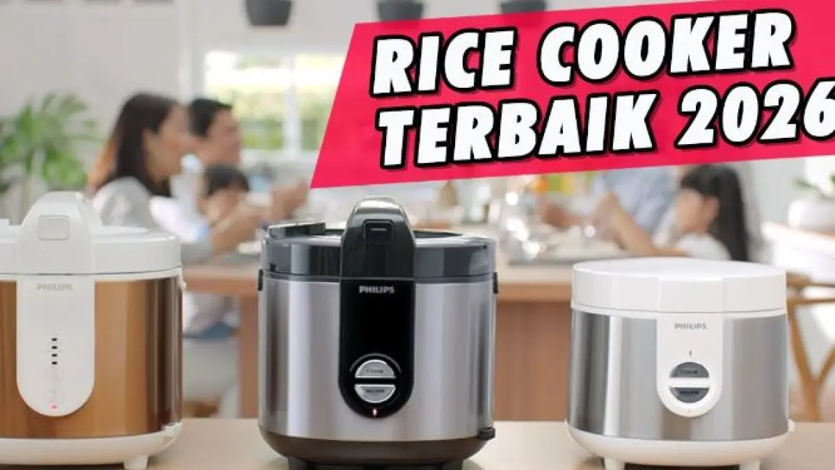 Rekomendasi Rice Cooker Terbaik 2026. (ILUSTRASI/YOUTUBE KANTONG AJAIB)