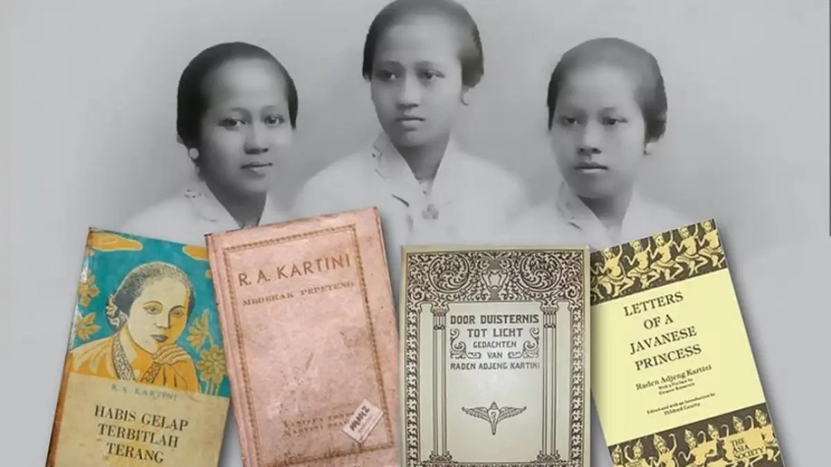 Buku RA Kartini dalam berbagai bahasa. (HISTORIA)