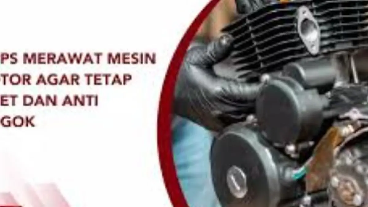Cara merawat motor agar awet. (ILUSTRASi/ISTIMEWA)