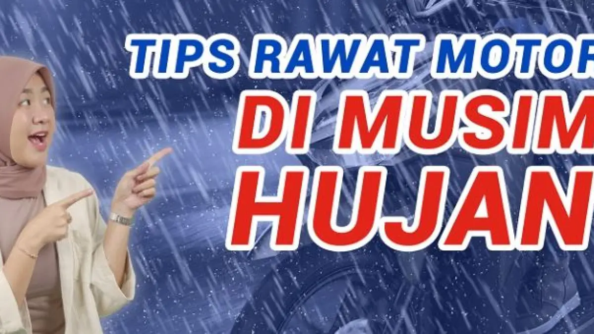 Cara merawat motor saat musim hujan. (ILUSTRASI/ISTIMEWA)