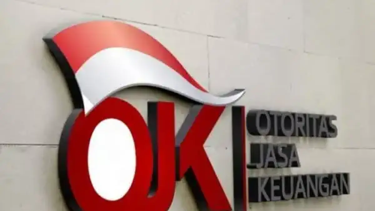 Ilustrasi logo OJK atau Otoritas Jasa Keuangan.
