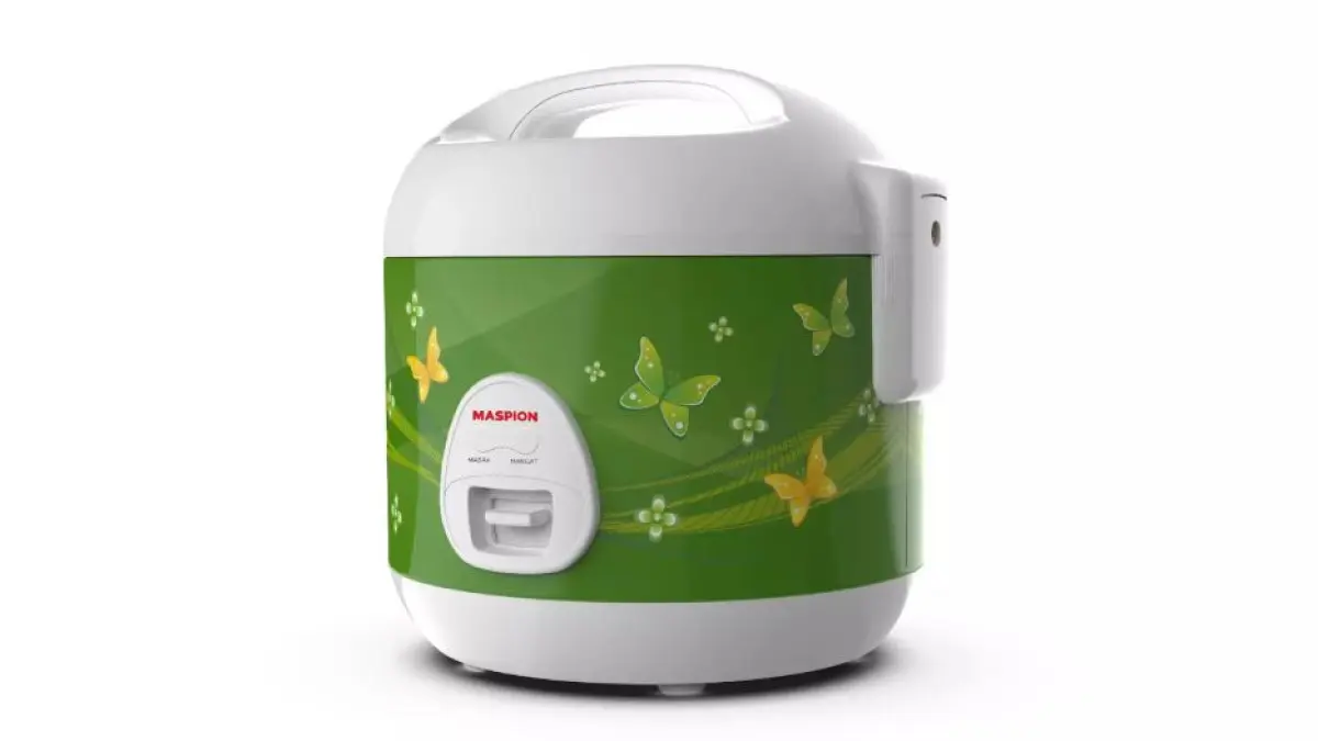 Ilustrasi rice cooker Maspion untuk keluarga.