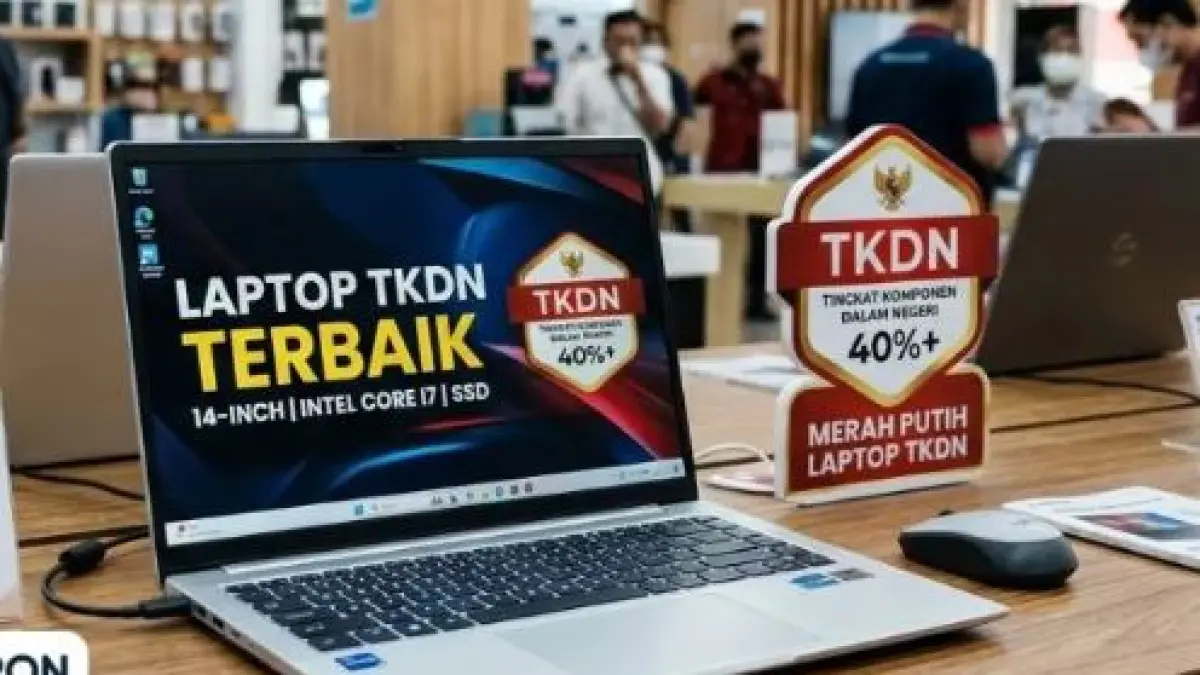 Laptop TKDN Terbaik 2026. (ILUSTRASI/DEPO VIDEOTRON)