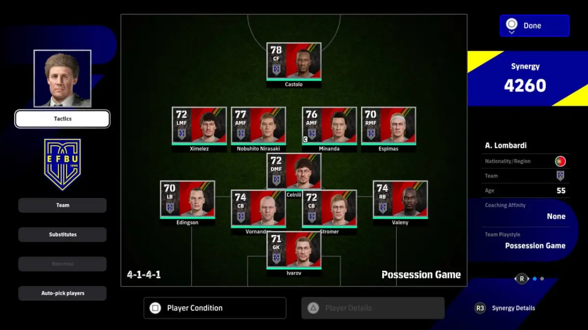 Mode Master League Sprint Hadir di eFootball. (ISTIMEWA)