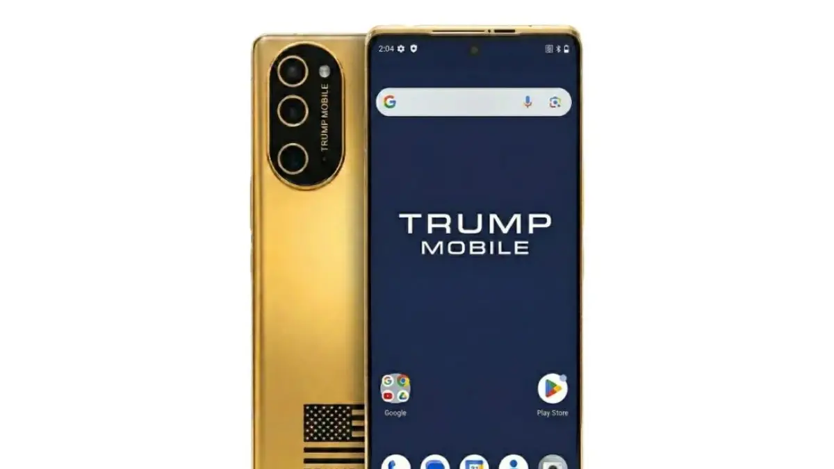 Smartphone terbaru Trump Mobile T1. (ANTARA)