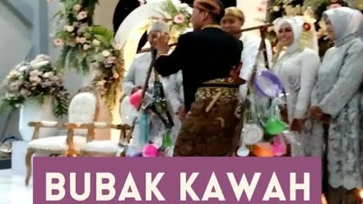 Tradisi Bubak Kawah dalam Pernikahan Jawa. (ILUSTRASI/YOUTUBE)