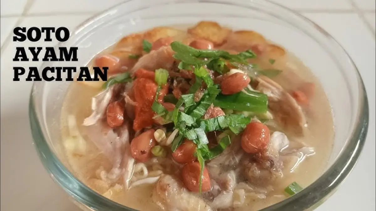 Ilustrasi resep soto Pacitan. (YOUTUBE MAK PAWON)