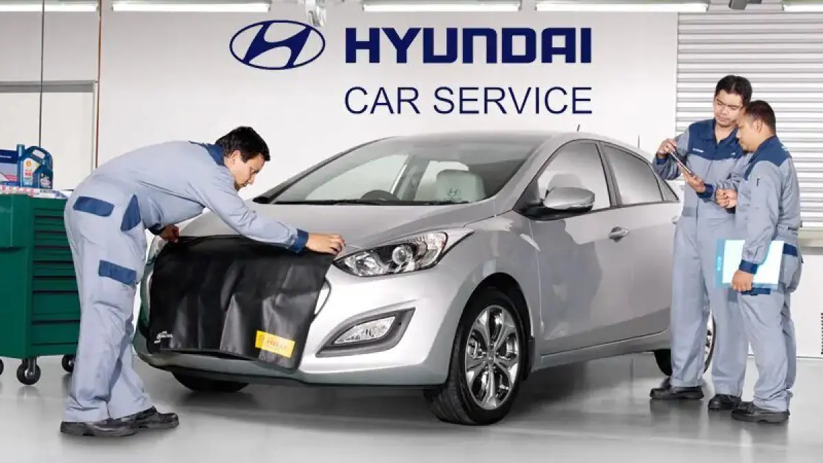 Ilustrasi servis mobil Hyundai. (HANS HYUNDAI)