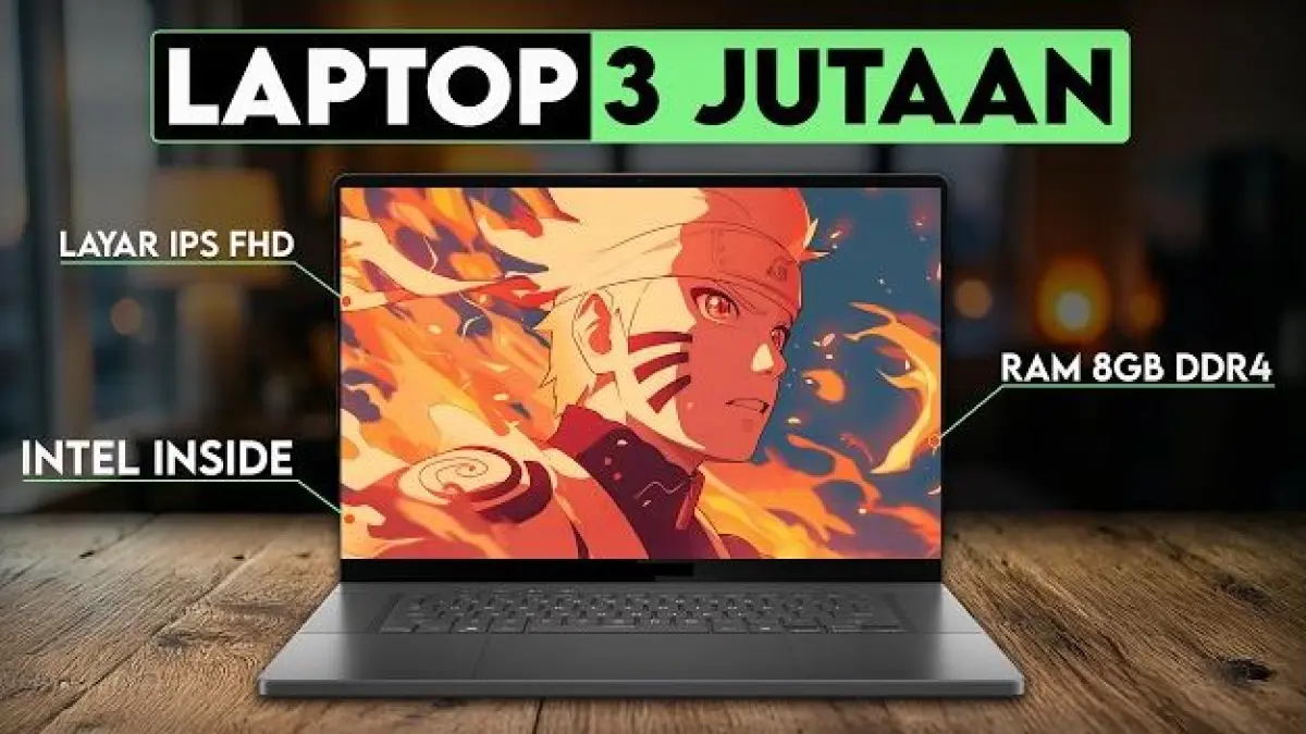 Laptop HP Harga 3 Jutaan Paling Laris 2026. (ILUSTRASI/YOUTUBE)