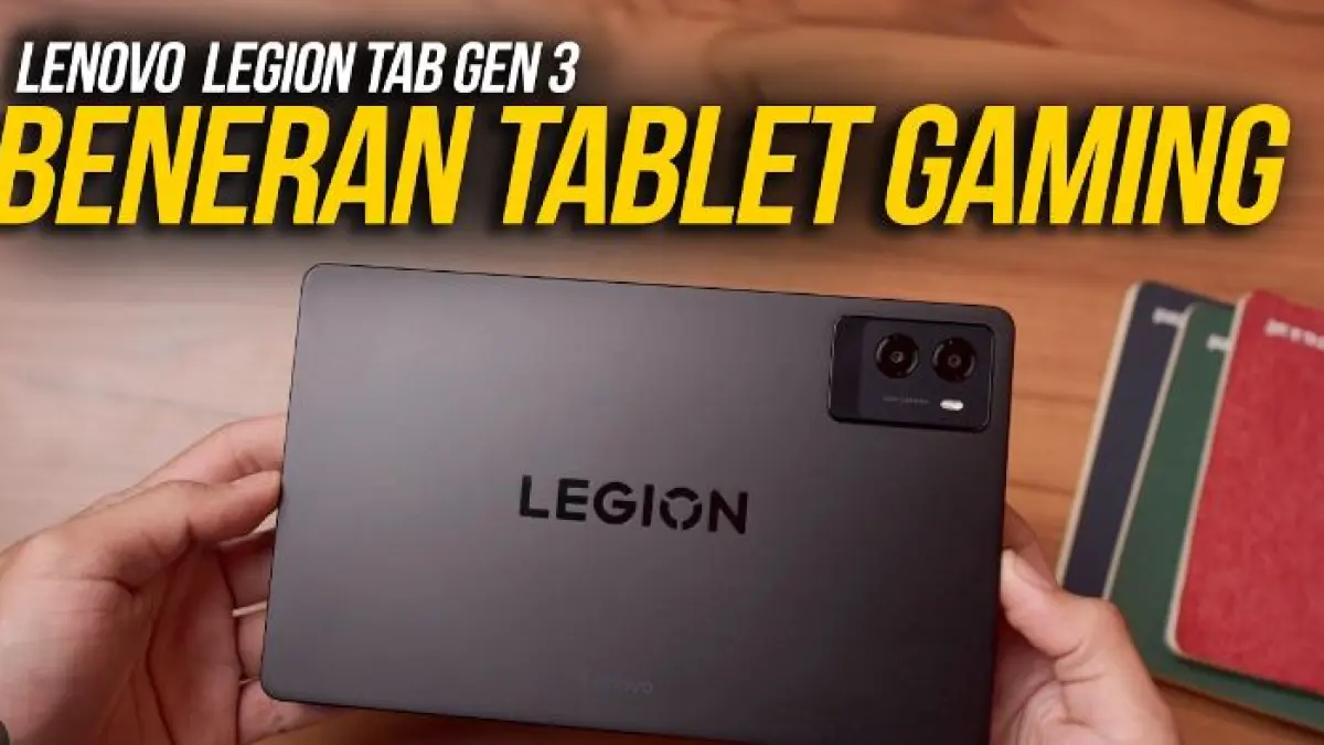 Lenovo Legion Tab Gen 3. (ILUSTRASI/YOUTUBE PUTU REZA)
