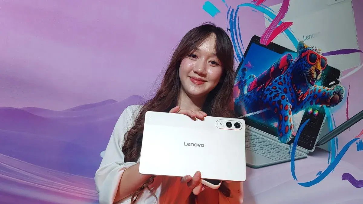 Lenovo Yoga Tab meluncur April 2026 dan dijual dengan harga Rp 10 jutaan. (ANTARA)