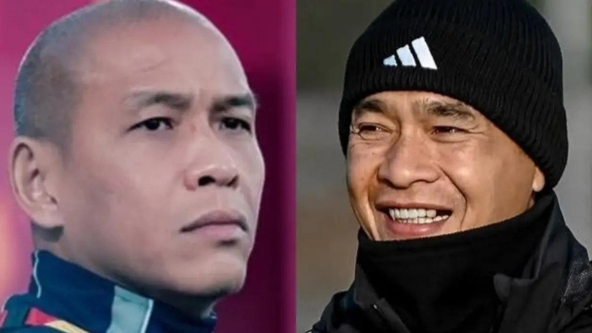 Mantan pelatih Timnas U17 Nova Arianto (kiri), dan pelatih Timnas U17 saat ini Kurniawan Dwi Yulianto. (kolase)