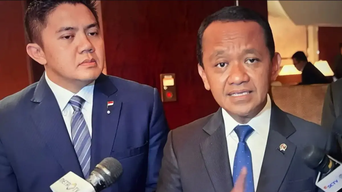 Menteri ESDM Bahlil Lahadalia. (YT Sekretariat Presiden)