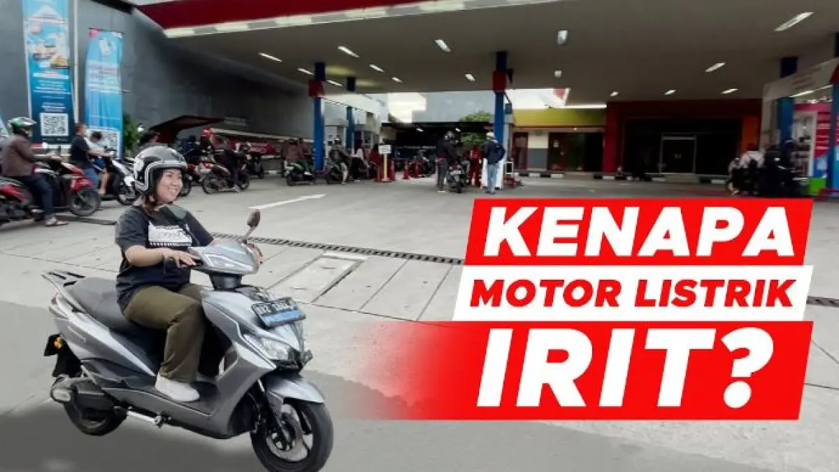 Motor Listrik vs Motor Bensin. (ISTIMEWA)