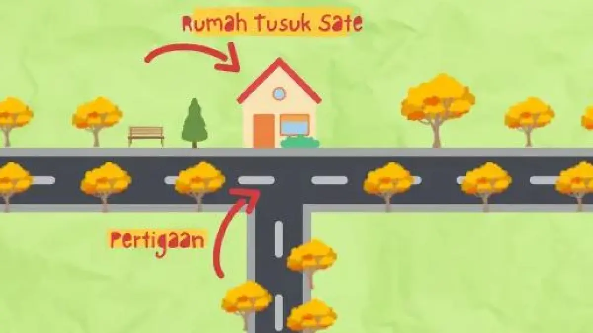 Rumah tusuk sate. (ILUSTRASI.ISTIMEWA)