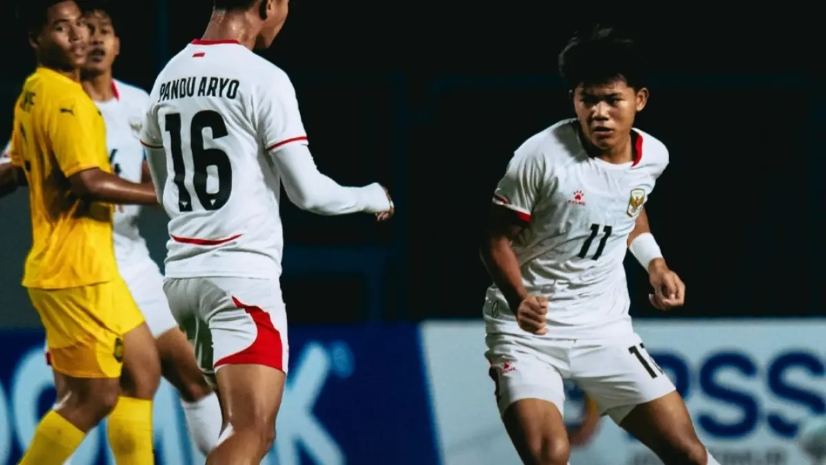 Timnas Indonesia U17 kalah  0-1 dari Malaysia U17.  (IG @timnasindonesia)