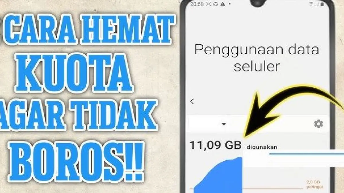 Tips tidak boros kuota internet. (ILUSTRASI/YOUTUBE UDO PARNO)