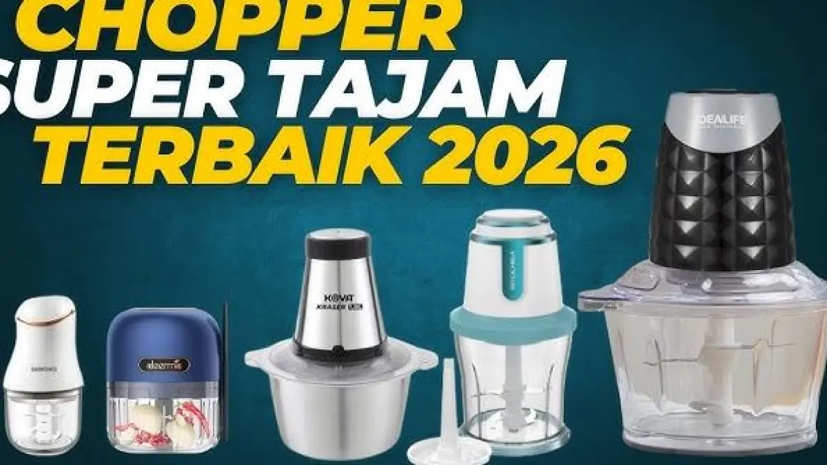 5 Chopper Daging Terbaik 2026. (ILUSTRASI/YOUTUBE PERABOTANKU)