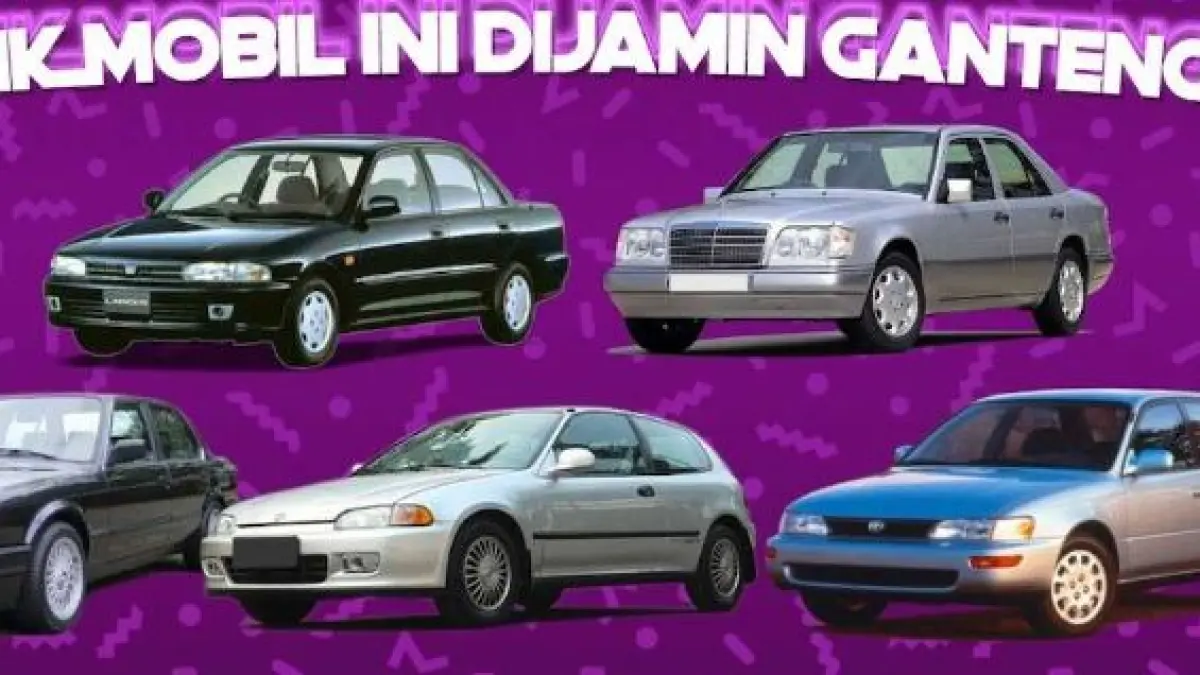 Ilustrasi sedan 90an. (ISTIMEWA)