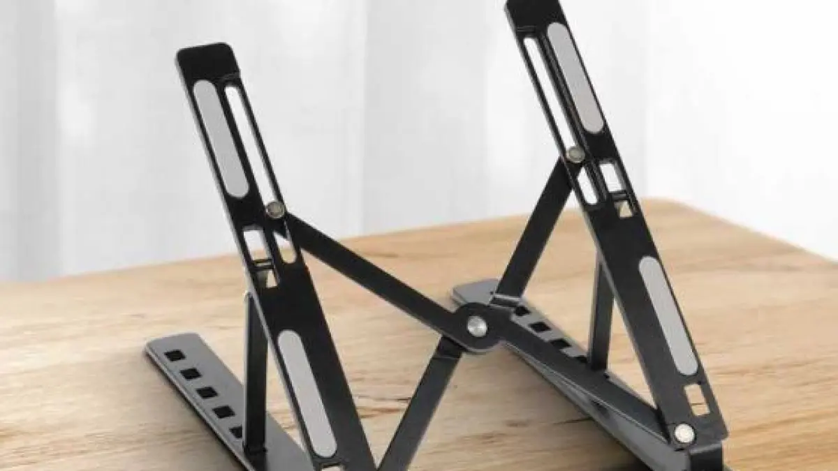 Laptop stand. (ILUSTRASI/ISTIMEWA)